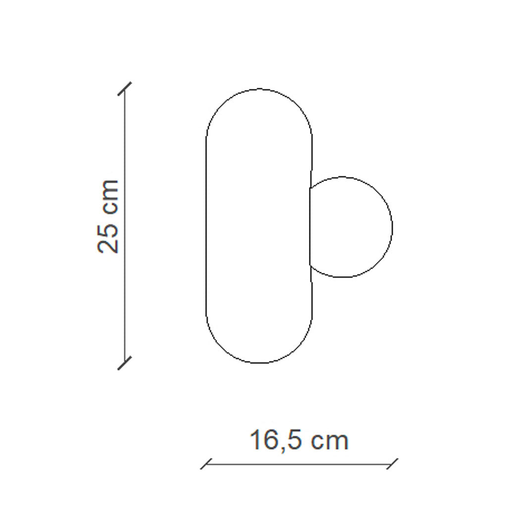 Bumbum C2750 Væglampe - Ferroluce