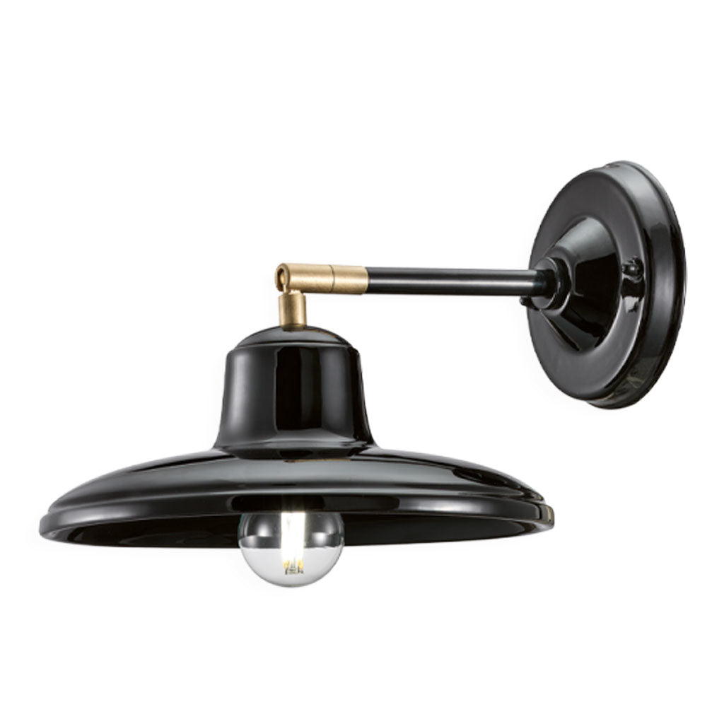 B&W C2332 Væglampe - Sort - Ferroluce