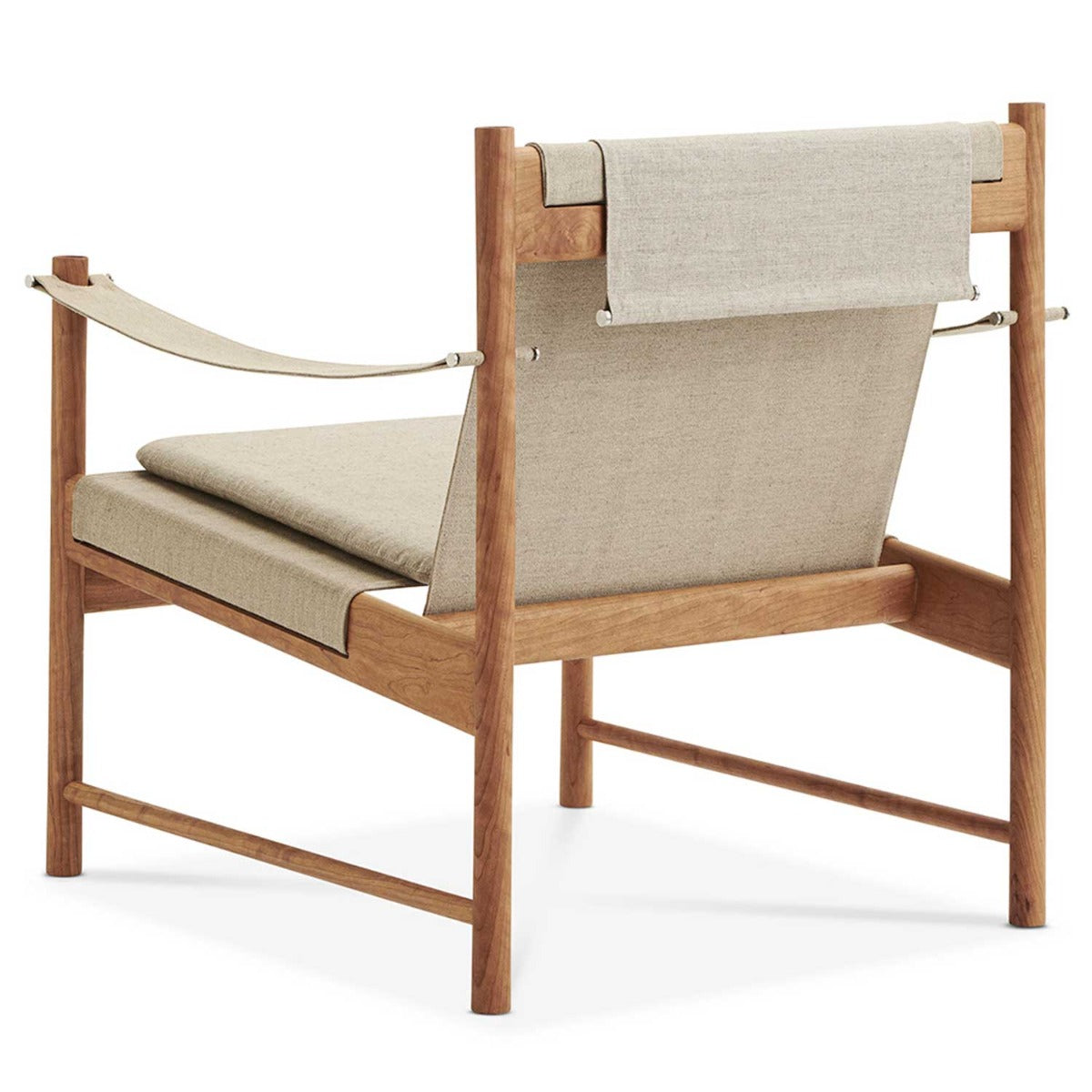 HB Lænestol - Kirsebær Olieret/Canvas - Brdr Krüger