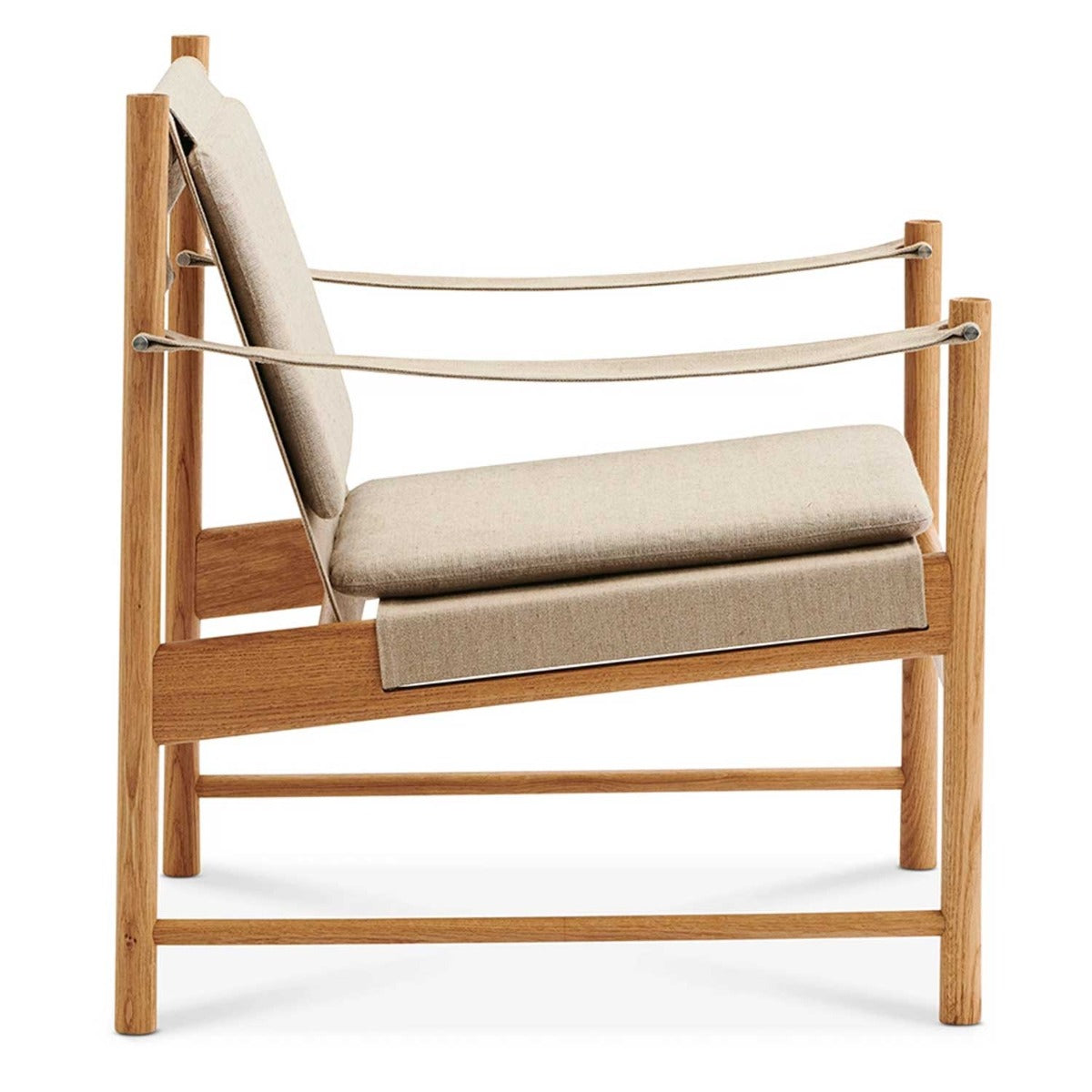 HB Lænestol - Eg Olieret/Canvas - Brdr Krüger