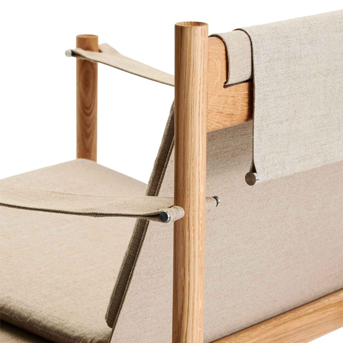HB Lænestol - Eg Olieret/Canvas - Brdr Krüger