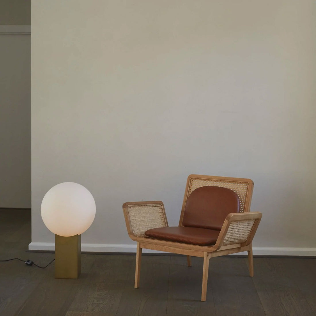 Hoop gulvlampe - Brass - 101 Copenhagen