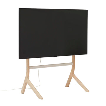 Hopper TV Stander - Light Oak - Pedestal