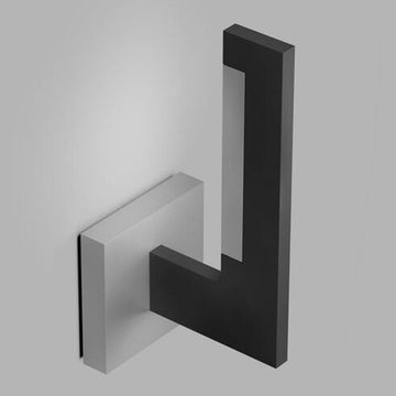INLAY Væglampe W1 - Matt Black / Satin Silver - Light Point / Studio F. A. Porsche