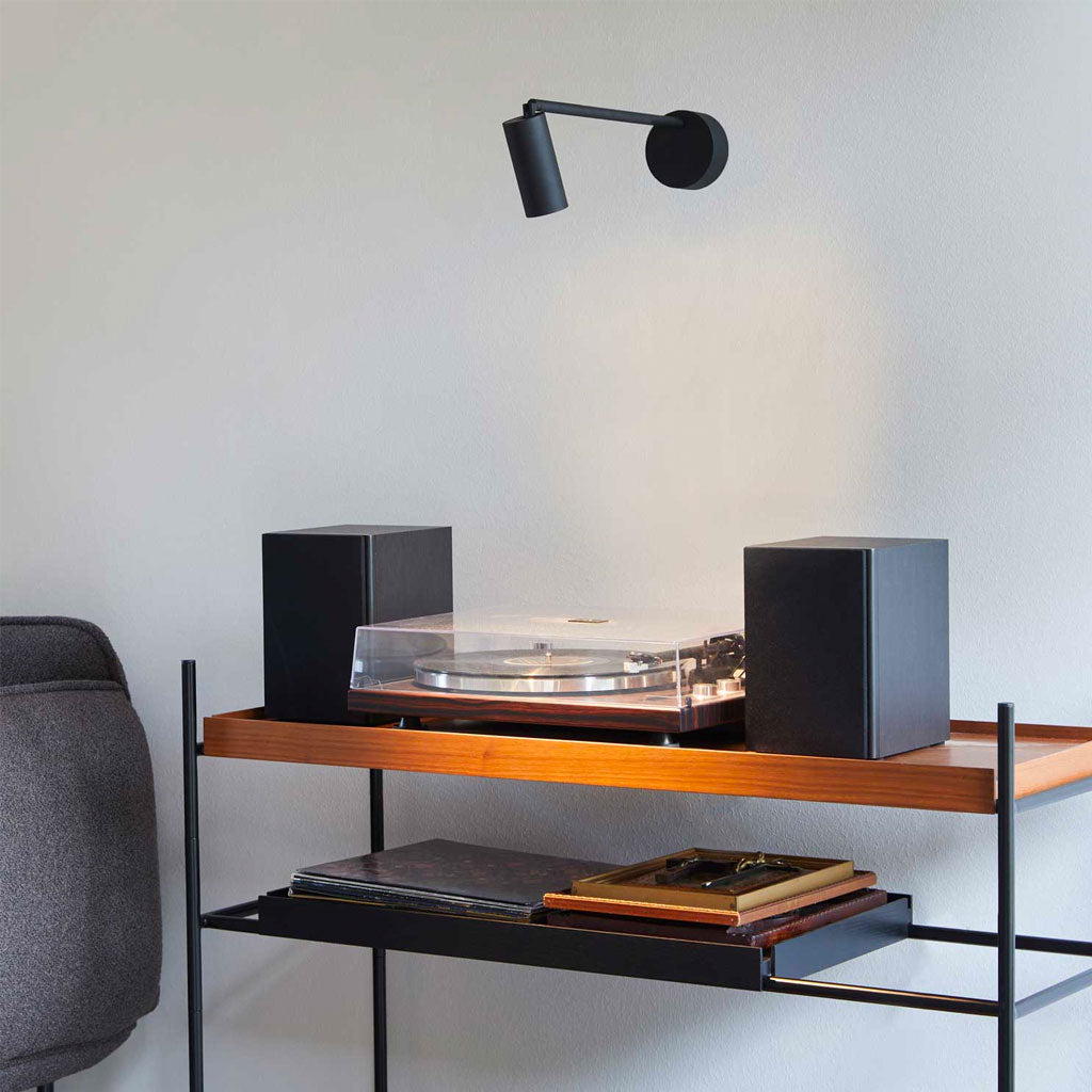 Iris Væg-/Loftlampe - Sort - Loom Design