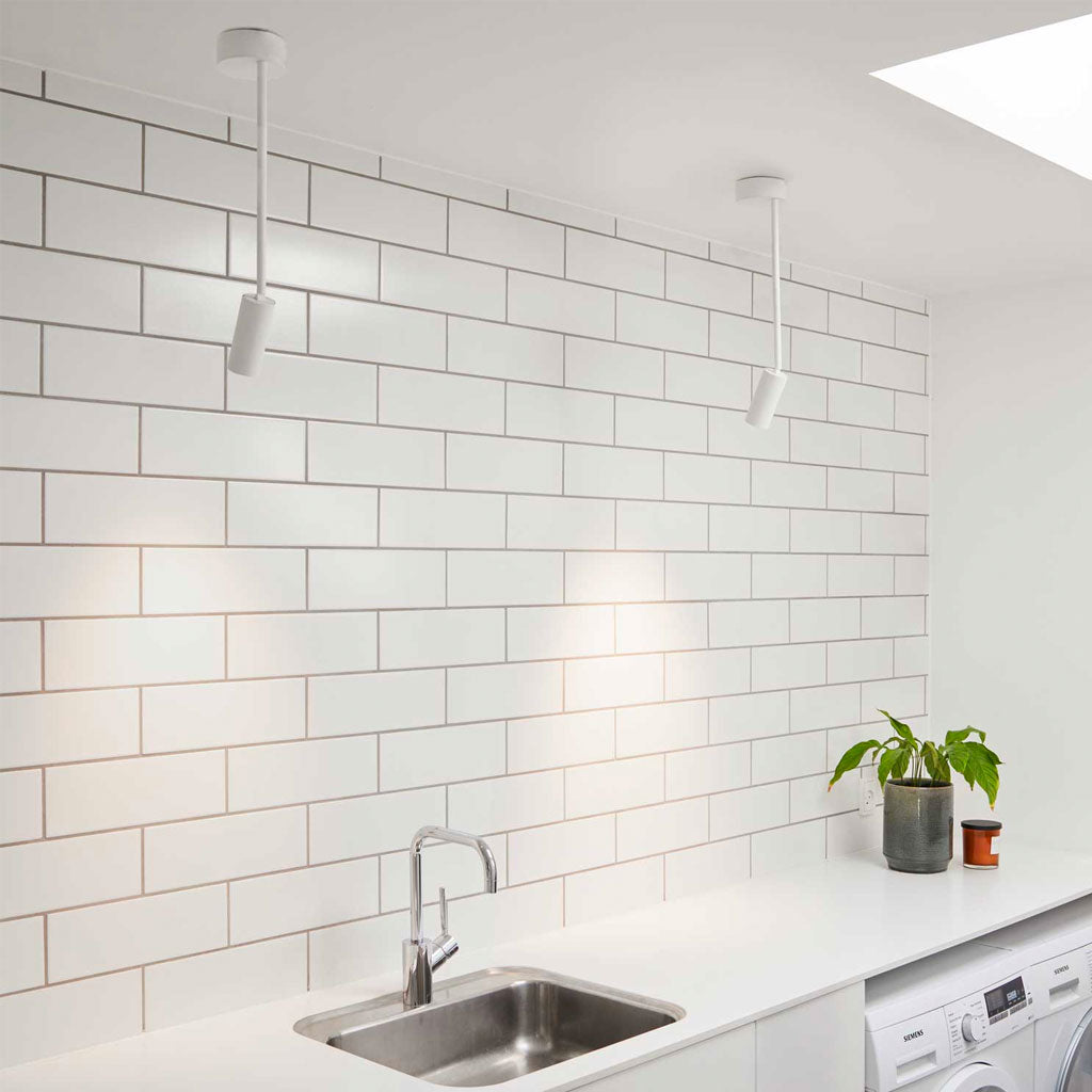 Iris Væg-/Loftlampe - Hvid - Loom Design