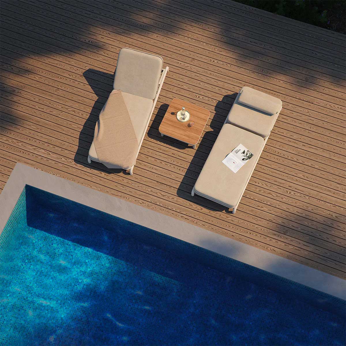 Kirra Sunbed solseng - Kirra Sand - SACKit