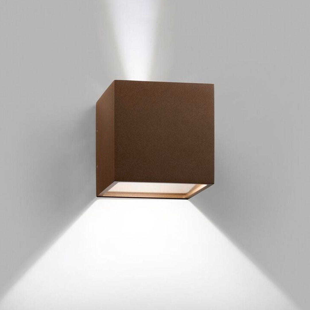 Cube Up/Down LED - Rust - Light Point
