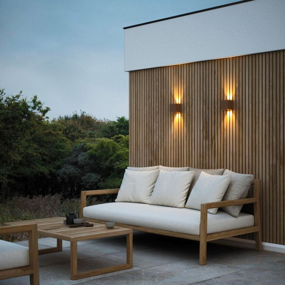 Cube Up/Down LED - Rust - Light Point