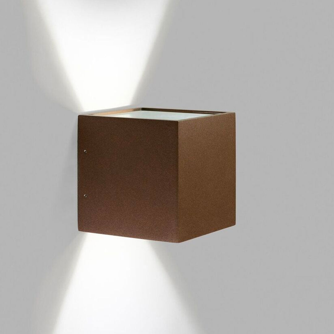 Cube Up/Down LED - Rust - Light Point