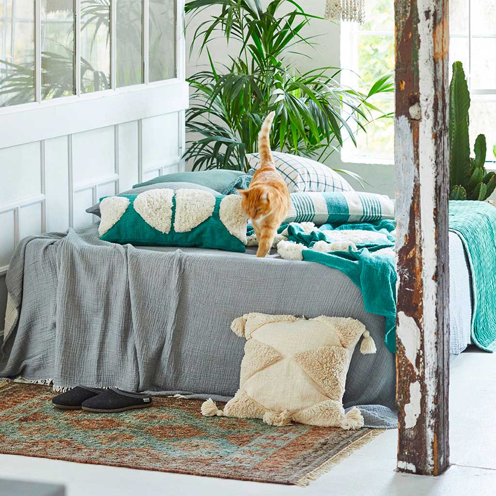 Cancun Jute Kelim Gulvtæppe - Liv Interior