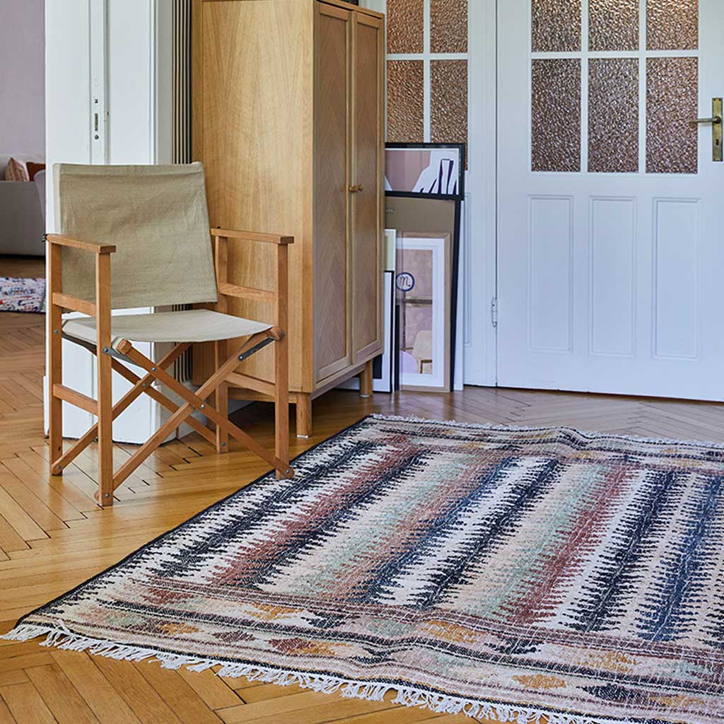 Fir Jute Kelim Gulvtæppe - Liv Interior