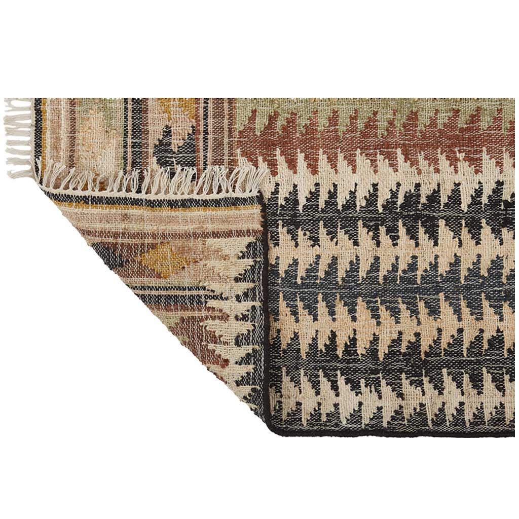 Fir Jute Kelim Gulvtæppe - Liv Interior