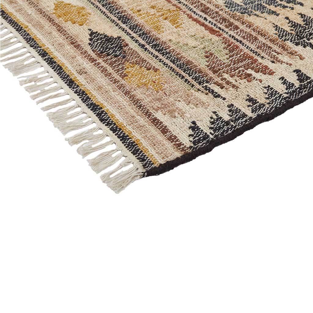 Fir Jute Kelim Gulvtæppe - Liv Interior