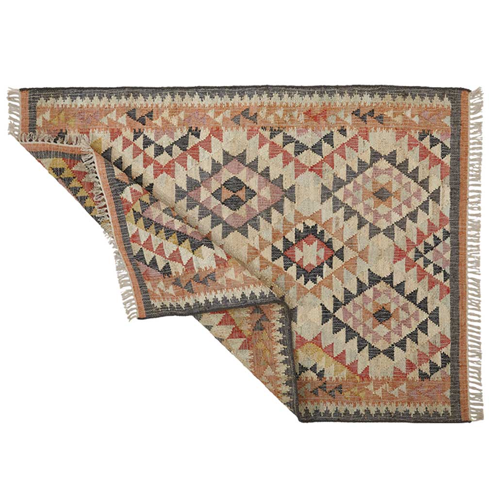 Lulu Jute Kelim Gulvtæppe - Liv Intetior