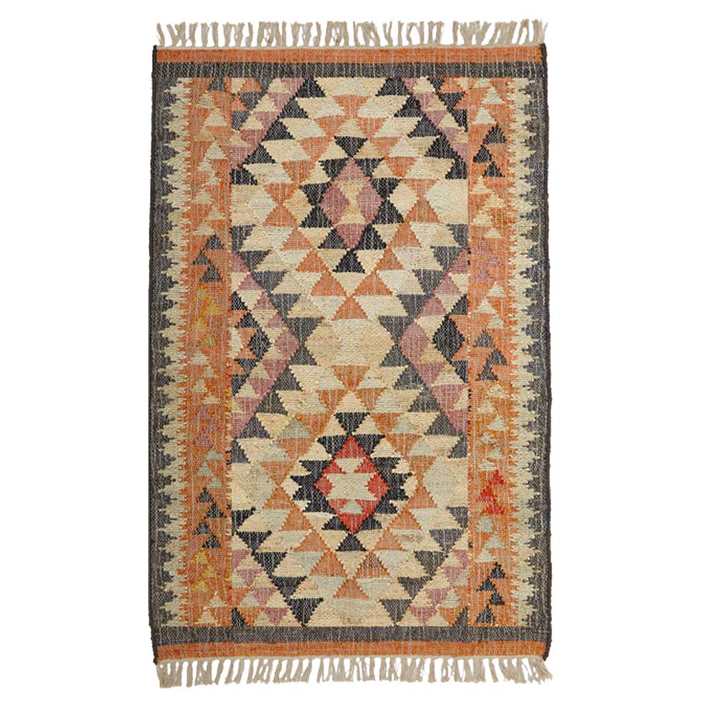 Lulu Jute Kelim Gulvtæppe - Liv Intetior