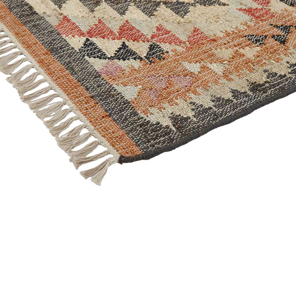 Lulu Jute Kelim Gulvtæppe - Liv Intetior