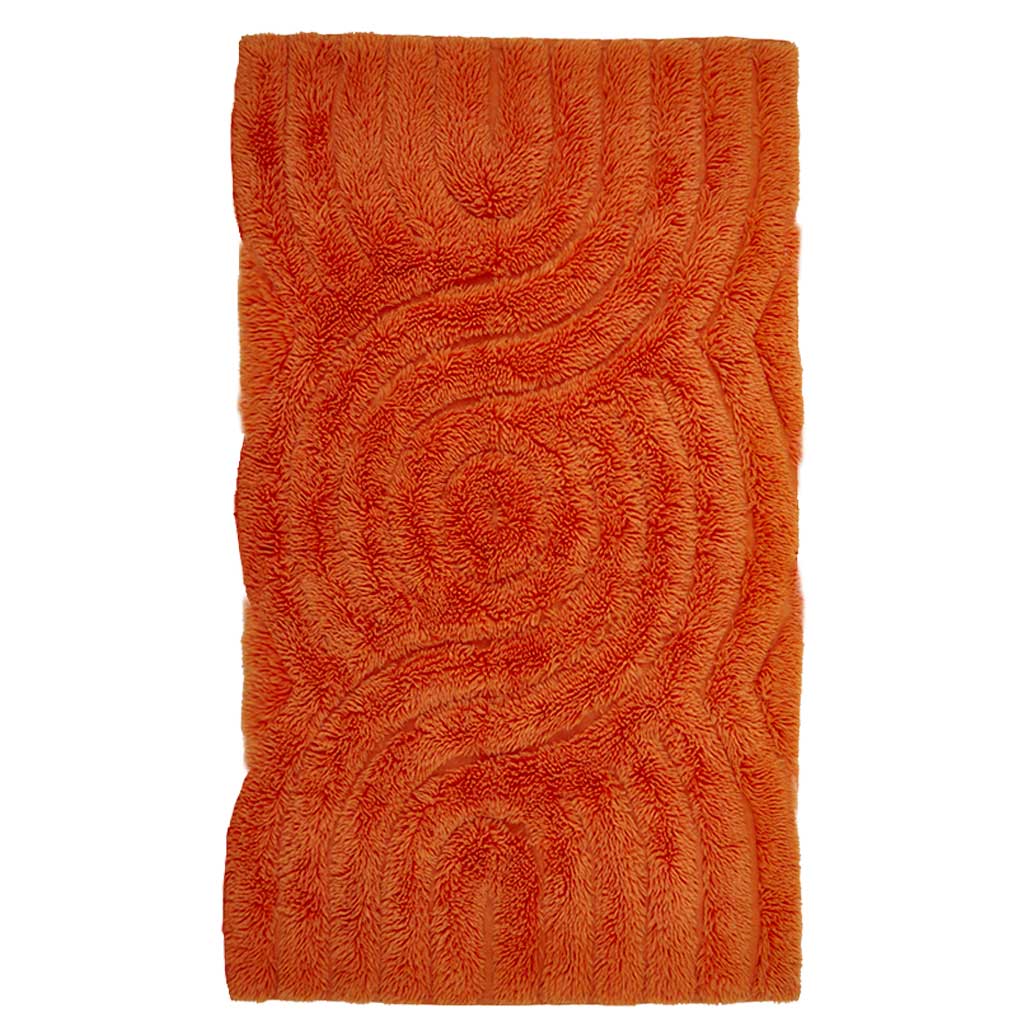 Swirl Shaggy Woolen Gulvtæppe - Liv Interior