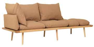 Lounge Around 3 pers. Sofa - Oak/Sugar Brown - Umage