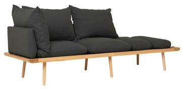 Lounge Around 3 pers. Sofa - Oak/Shadow - Umage