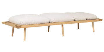 Lounge Around Daybed - Oak/White sands - Umage