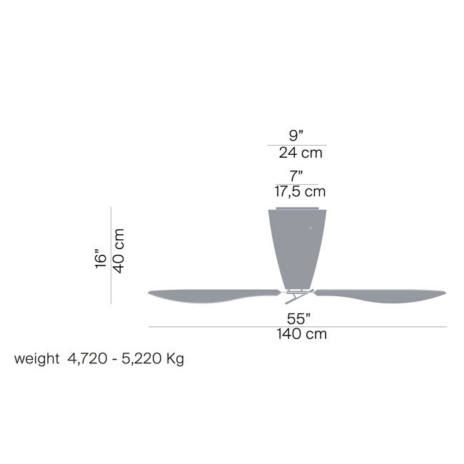 Blow D28 loftlampe - Luceplan