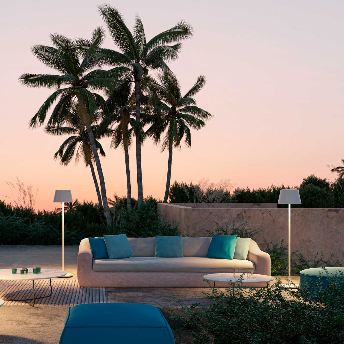 Modi Gulvlampe - Hvid - Loom Design