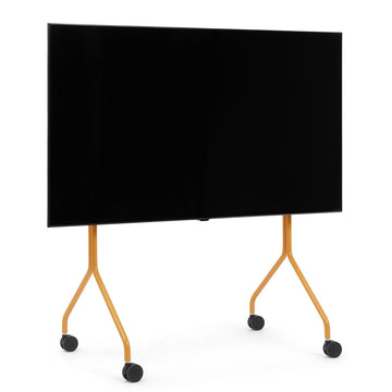 Moon Rollin' TV Stander - Apricot - Pedestal