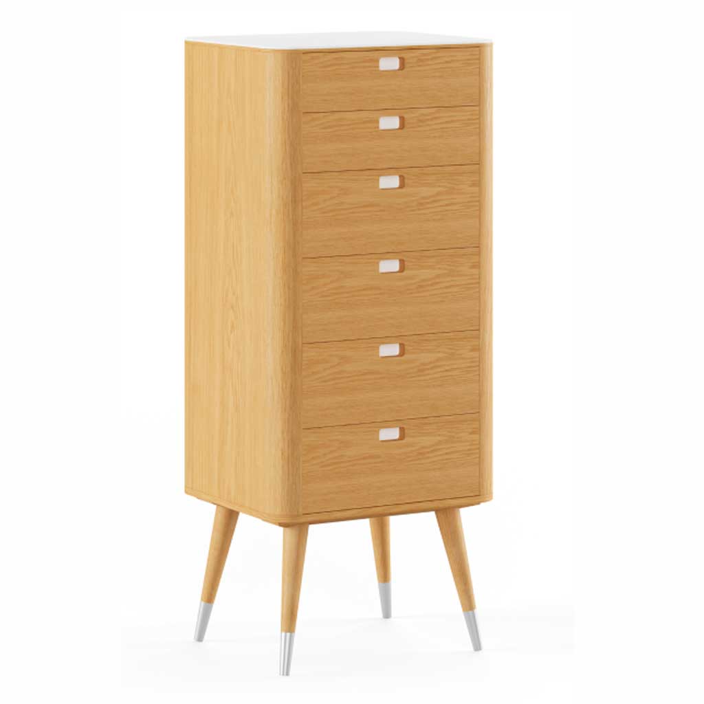 AK 2420 kommode m/6 skuffer - Naver Collection