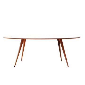 GM 3900 Edge spisebord Hvid Corian top (Oval) - Naver Collection