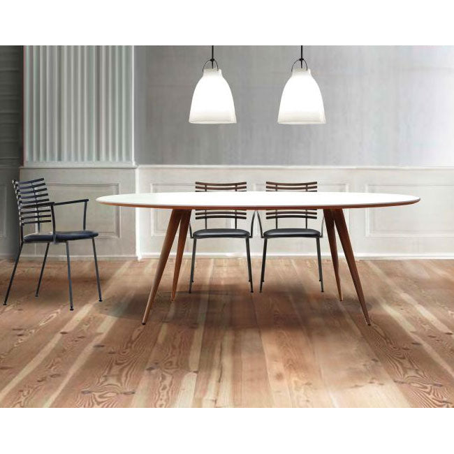 GM 3900 Edge spisebord Hvid Corian top (Oval) - Naver Collection