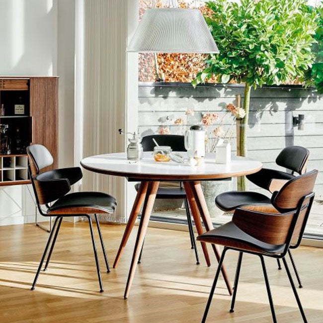 GM 3900 Edge spisebord Massiv top (Rund) - Naver Collection