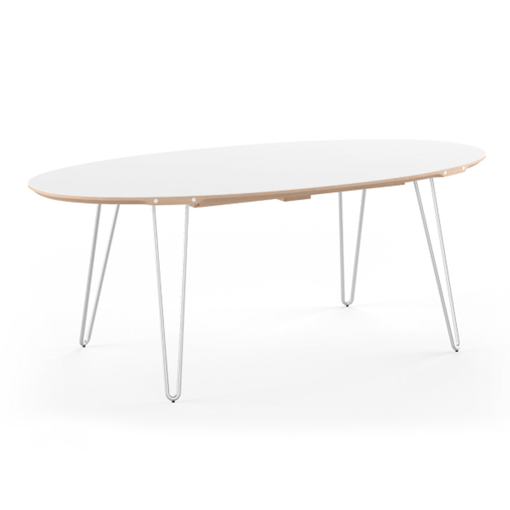 GM 6600 m/udtræk. Hvid Corian top. Ovalt - Naver Collection