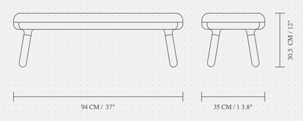 Paff Bænk - Low - Umage