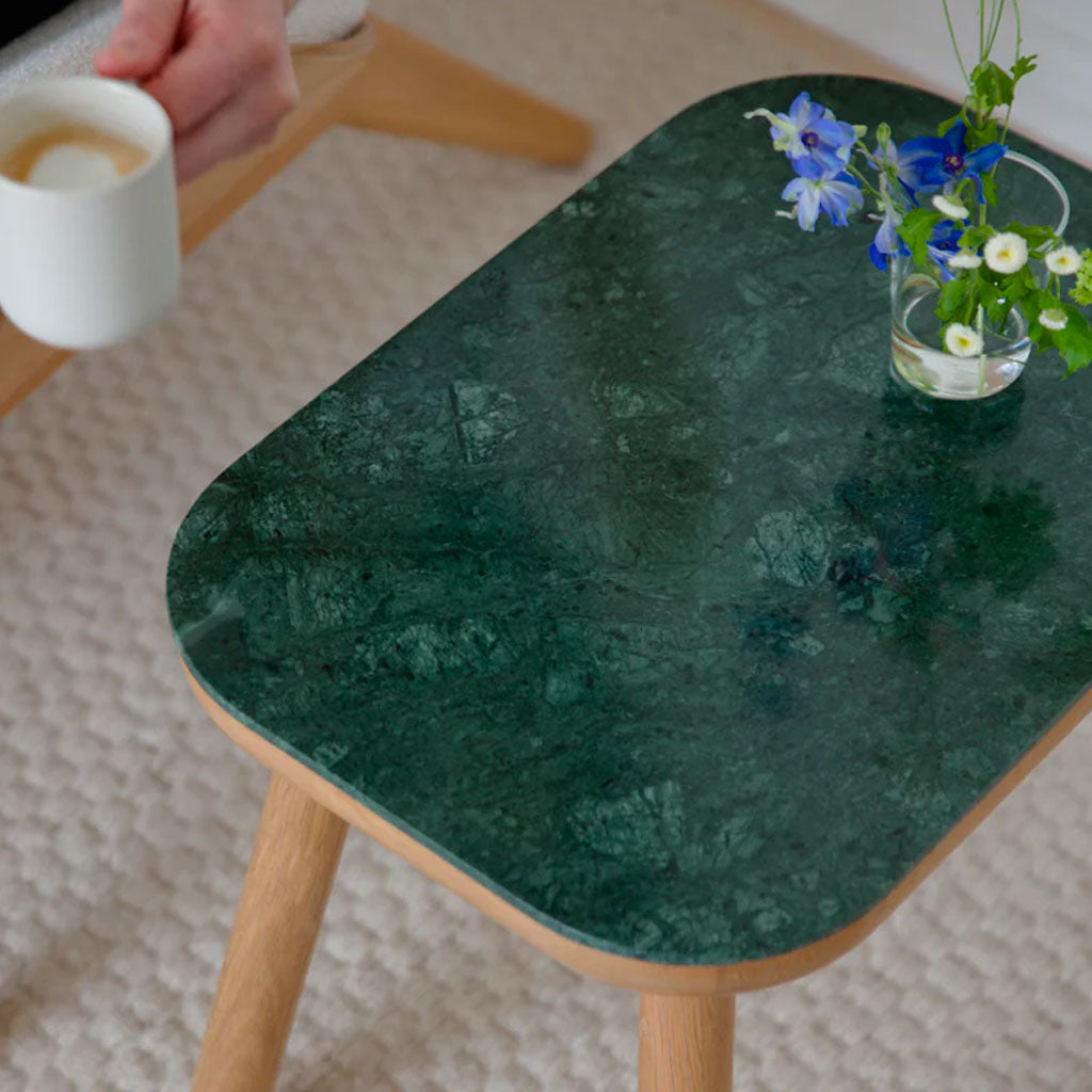 Paff Bord - Low - Green marble - Umage