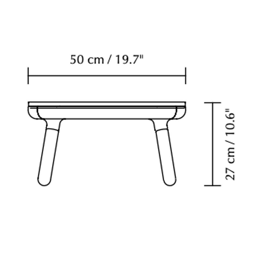 Paff Bord - Low - Green marble - Umage