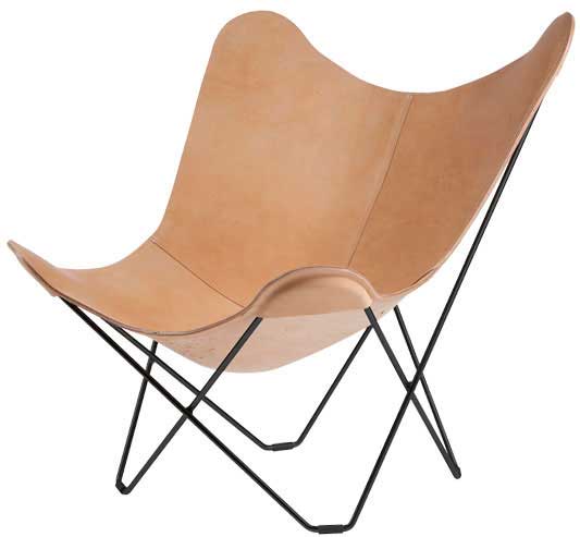 La mariposa pampa læder (Crude Nature) - Cuero