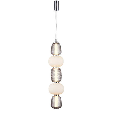 Pearl 5 Pendel - Røget/Grå - Loom Design