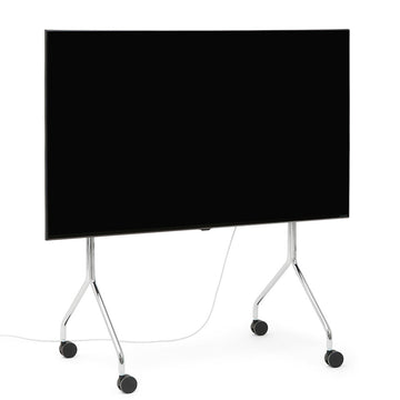 Moon Rollin' TV Stander - Krom - Pedestal