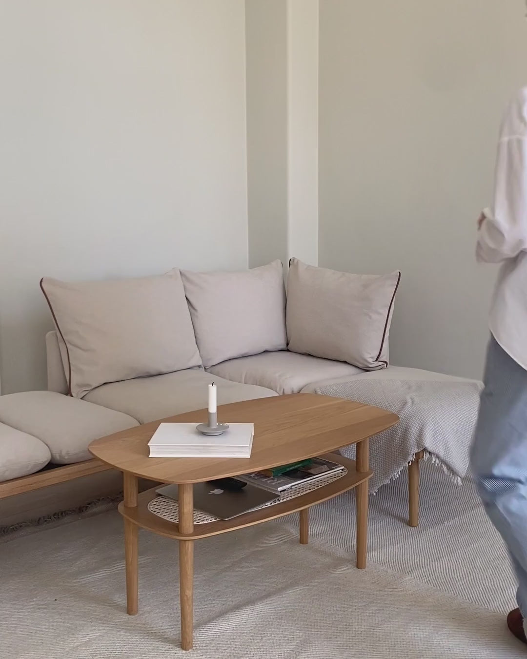 Together Sleek Rectangle Sofabord - Umage