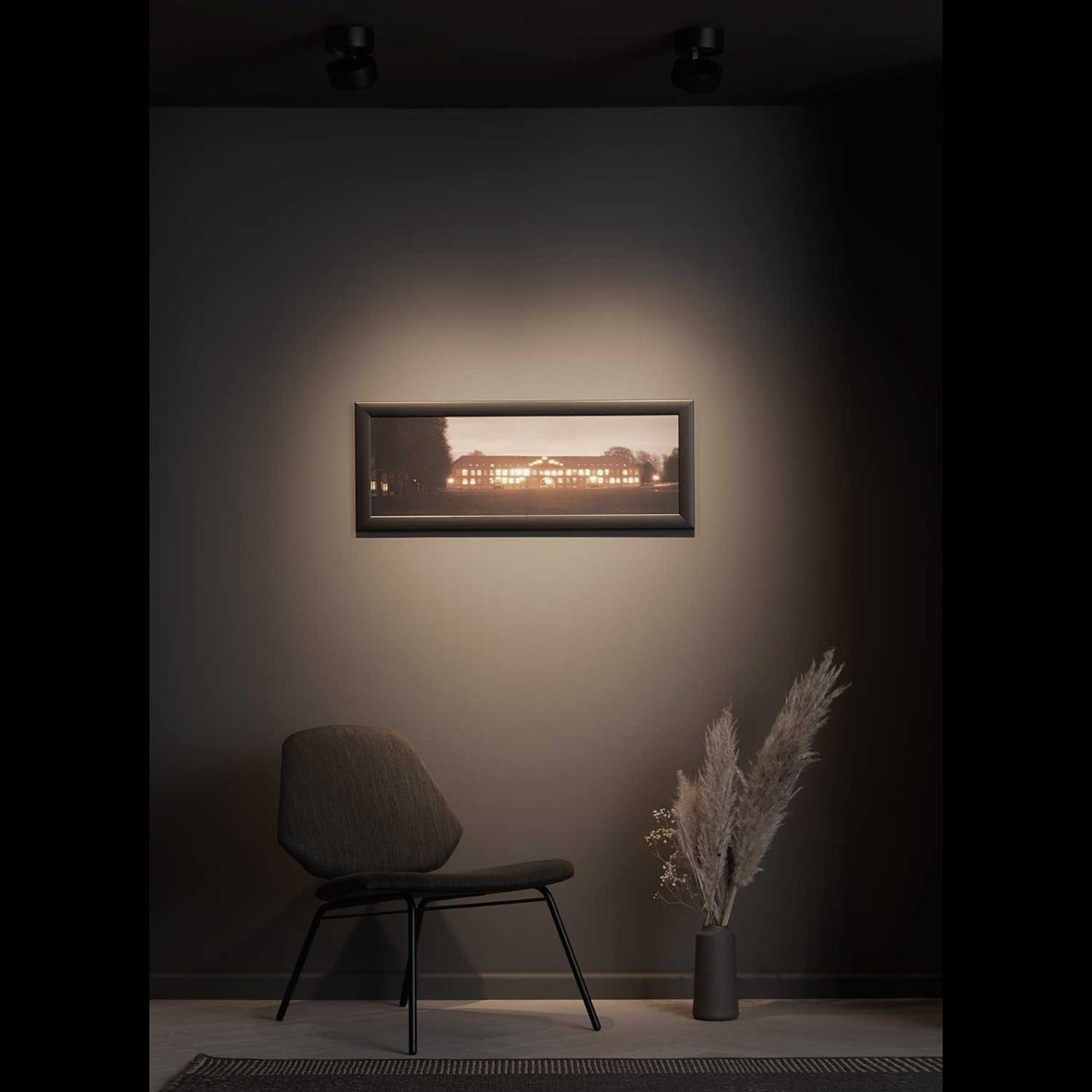 Ray Spot Loft/Vægspot - Sort - Loom Design