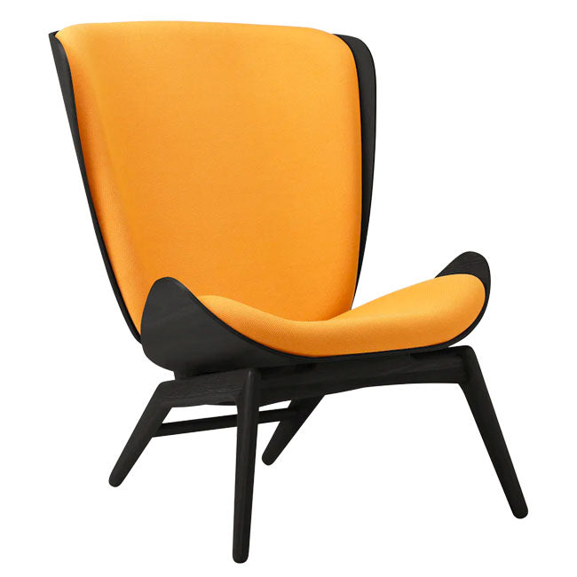 The Reader Lænestol - Black/Tangerine - H: 105 cm - Umage