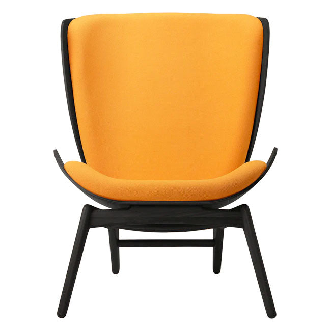 The Reader Lænestol - Black/Tangerine - H: 105 cm - Umage