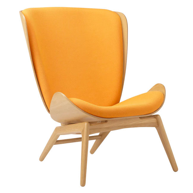 The Reader Lænestol - Oak/Tangerine - H: 105 cm - Umage