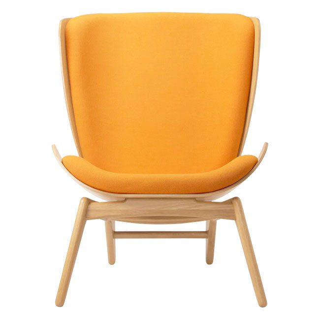 The Reader Lænestol - Oak/Tangerine - H: 105 cm - Umage