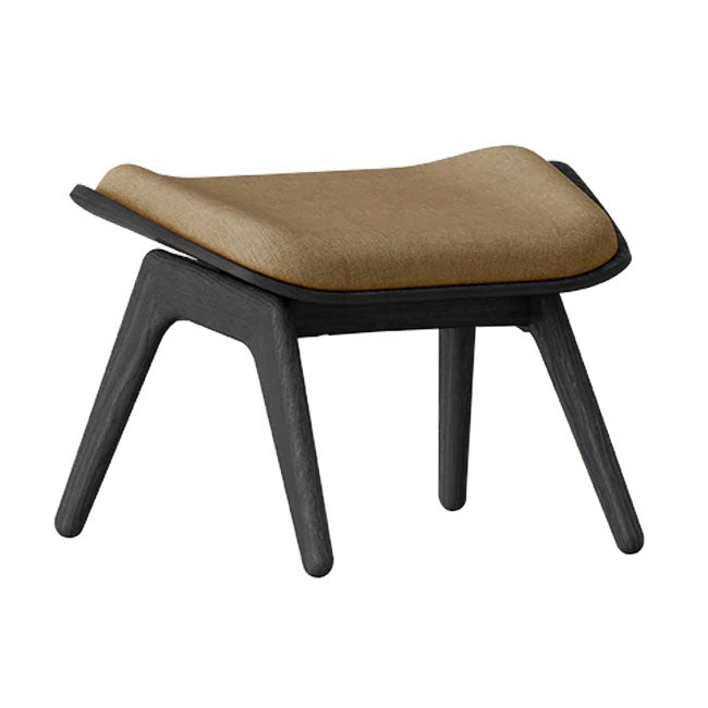 The Reader Ottoman Skammel - Black/Sugar Brown - 42x60 cm - Umage