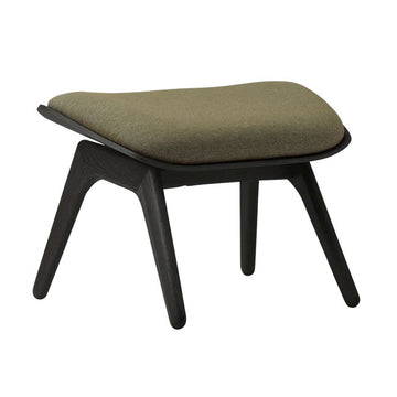 The Reader Ottoman Skammel - Black/Morning meadows - 42x60 cm - Umage