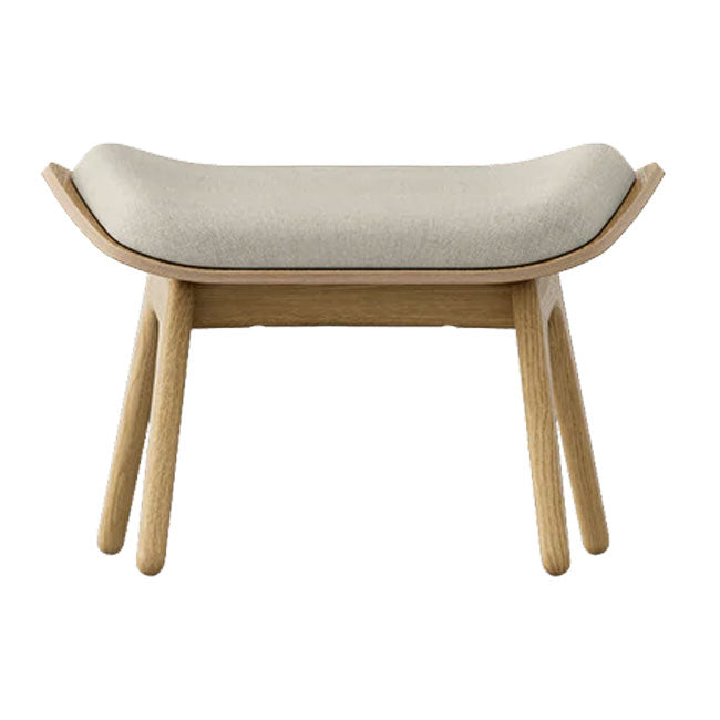 The Reader Ottoman Skammel - Oak/White Sands - 42x60 cm - Umage
