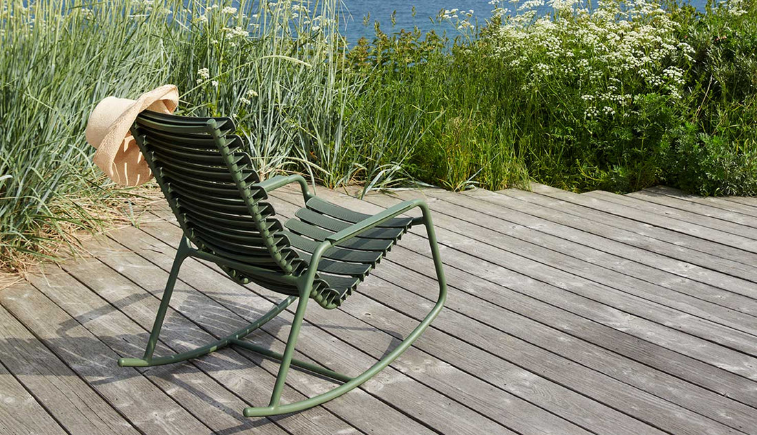 ReClips Rocking Chair gyngestol - Olive green - HOUE
