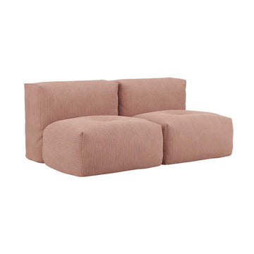 Soft Sofa Indoor - 2 Seater - Corduroy Rose - SACKit